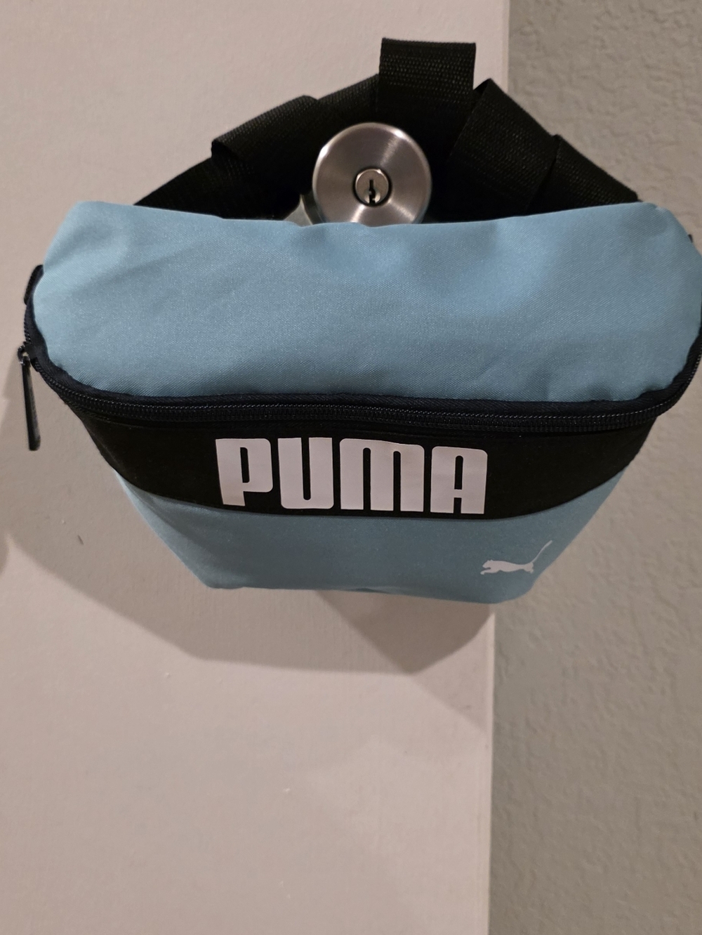 Puma Light Blue and Black Waist Pack